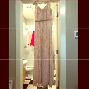 Adrianna Papell bridesmaid/MOH Blush Pink Dress